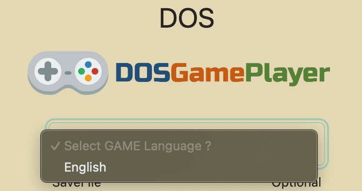 Select Game Language